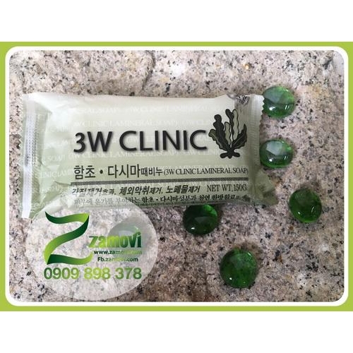 Xà phòng rong biển 3W Clinic ngừa viêm nang lông