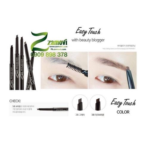 Chì mày Tonymoly (Màu 03: nâu đen)