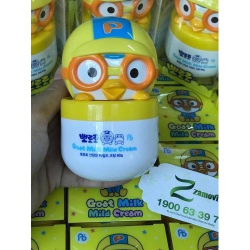 KEM DƯỠNG SỮA DÊ PORORO CHO DA NHẠY CẢM VÀ CHO BÉ