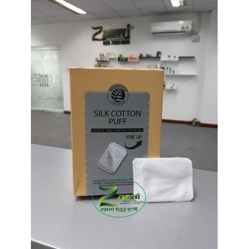 HỘP BÔNG TẨY TRANG SILK COTTON PUFF