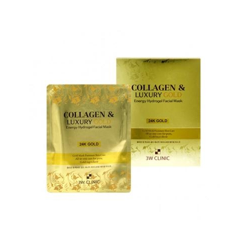 MẶT NẠ VÀNG THẠCH COLLAGEN & LUXURY GOLD FACICAL MASK 3W CLINIC