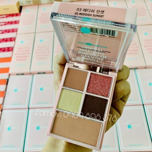 BẢNG PHẤN MẮT +MÁ HỒNG TSOME Eye Blush Palette